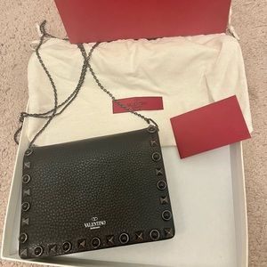Valentino black crossbody bag